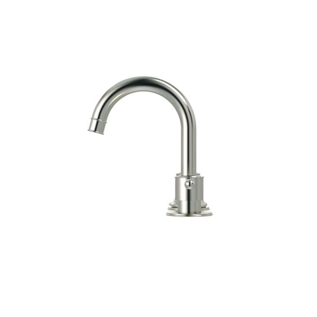 Side Meir Harrington 3-hole Basin Set Brushed Nickel HB13-F-PVDBN - The Blue Space