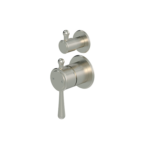 Meir Harrington Diverter Mixer Brushed Nickel Full Kit
