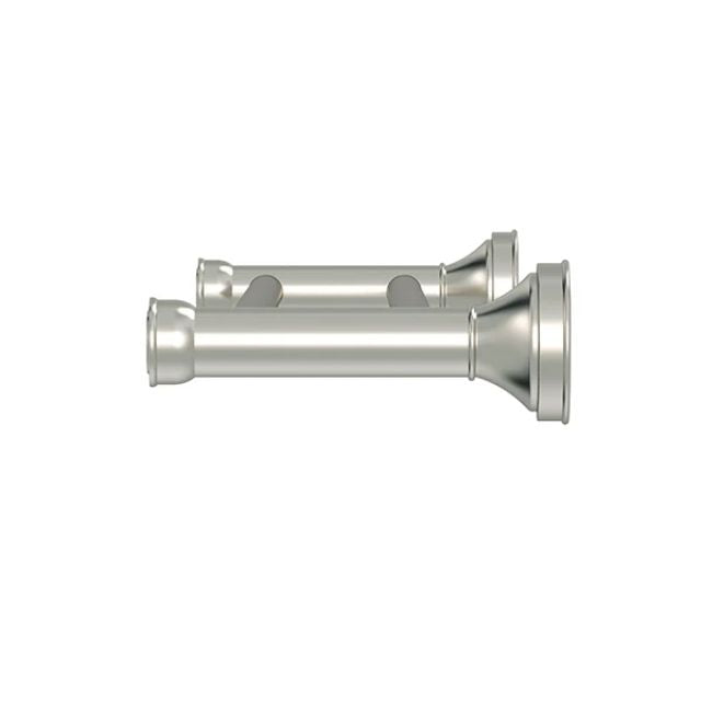 Side Meir Harrington Double Towel Rail 750mm Brushed Nickel HR01-R-PVDBN - The Blue Space