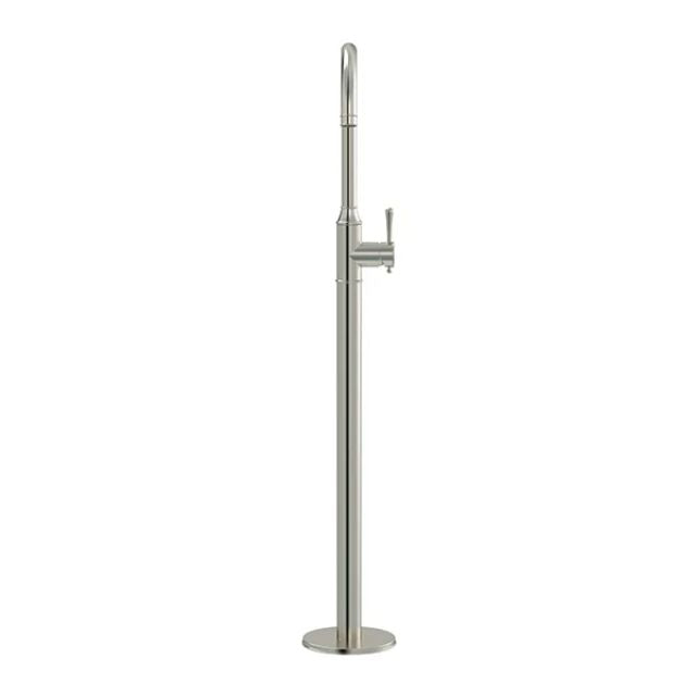 Meir Harrington Freestanding Bath Mixer Brushed Nickel