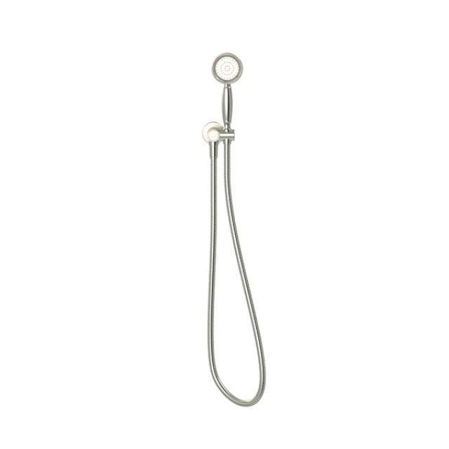 Front Meir Harrington Hand Shower on Swivel Bracket Brushed Nickel HZ06-PVDBN - The Blue Space