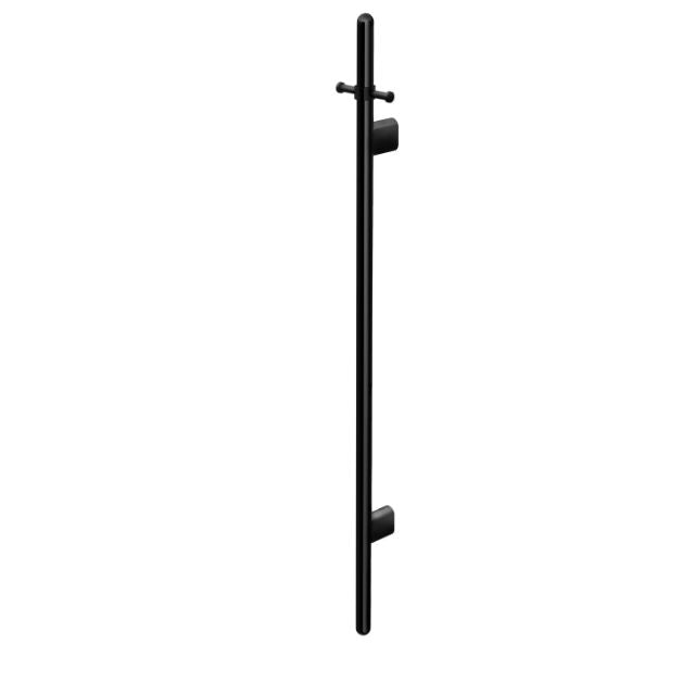 Meir Heated Towel Rail Matte Black