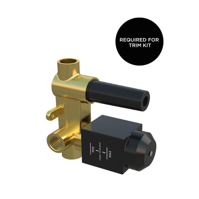 Meir Round Diverter Mixer Chrome Full Kit