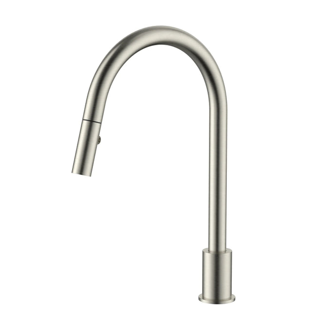 Meir Kitchen Hob Spout with Pull Out Nozzle - Brushed Nickel MS18-PVDBN - The Blue Space