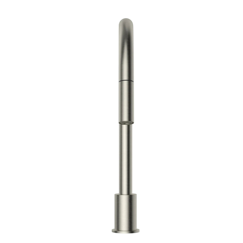 Meir Kitchen Hob Spout with Pull Out Nozzle - Brushed Nickel