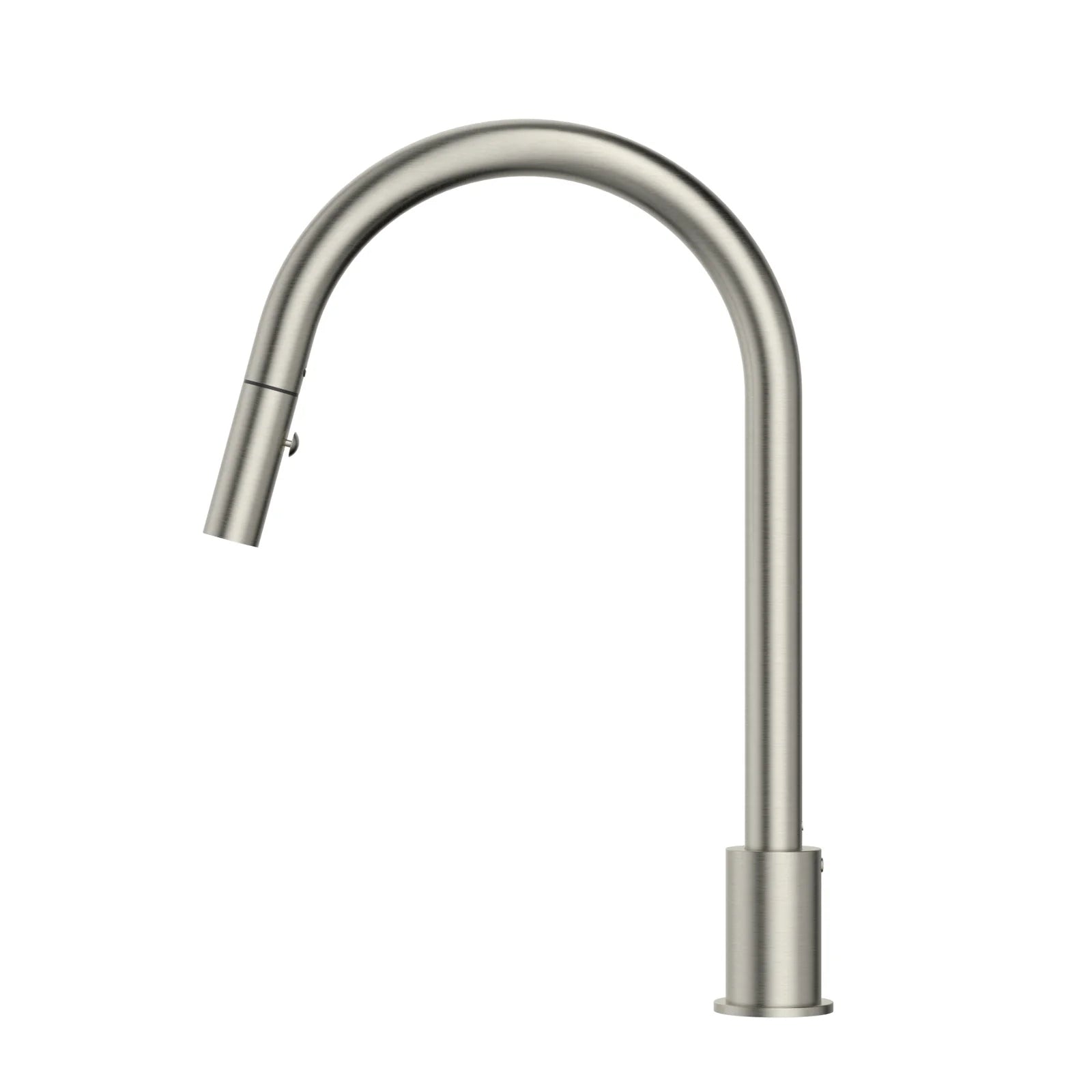 Side Meir Kitchen Hob Spout with Pull Out Nozzle - Brushed Nickel MS18-PVDBN - The Blue Space