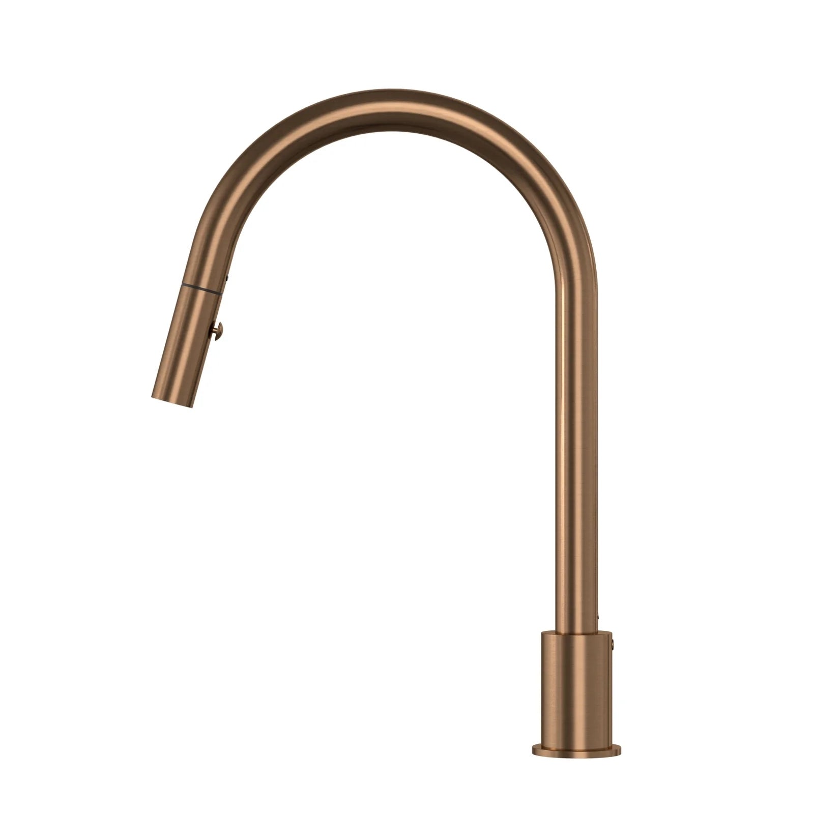 Side Meir Kitchen Hob Spout with Pull Out Nozzle - Lustre Bronze MS18-PVDBZ - The Blue Space