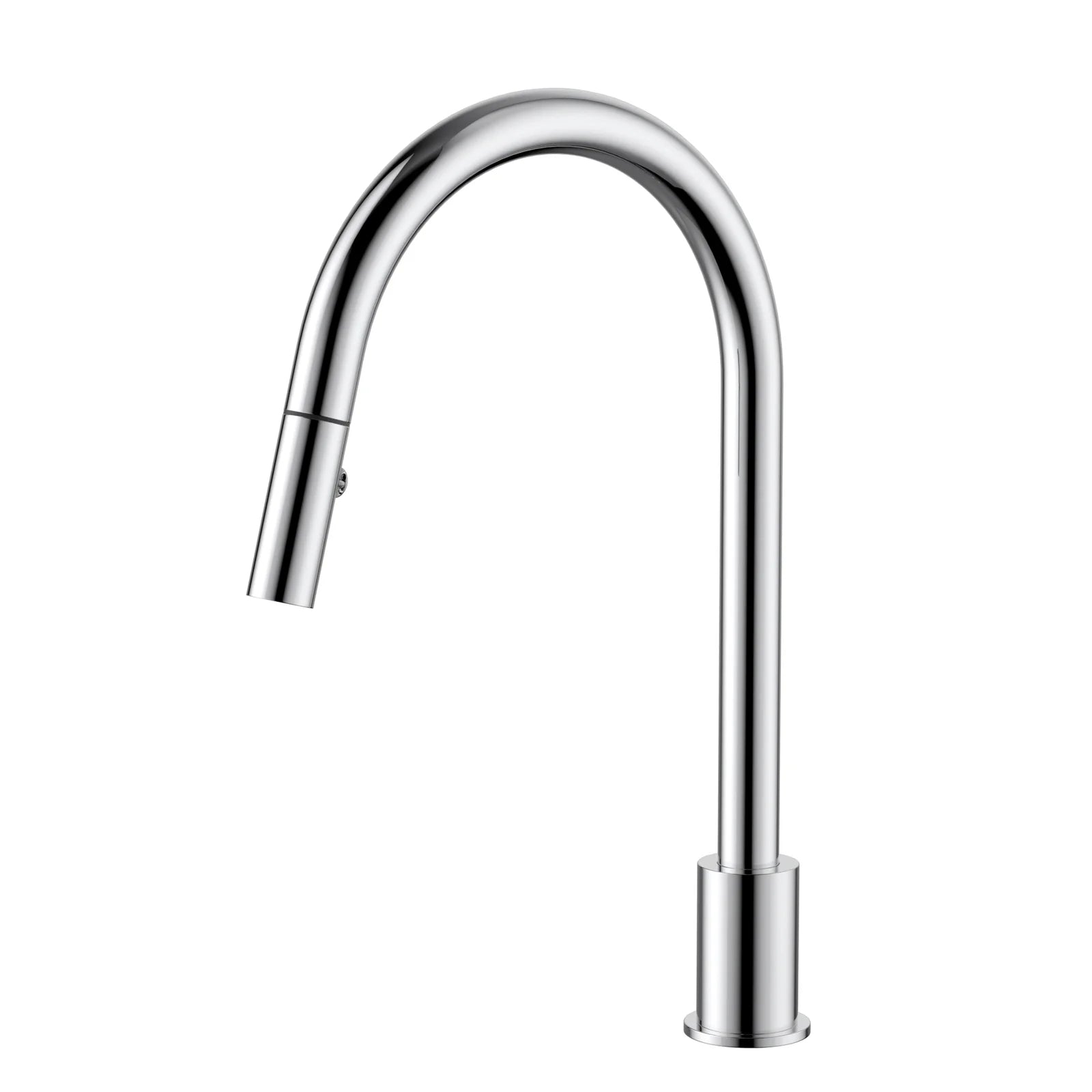 Meir Kitchen Hob Spout with Pull Out Nozzle - Polished Chrome MS18-C - The Blue Space