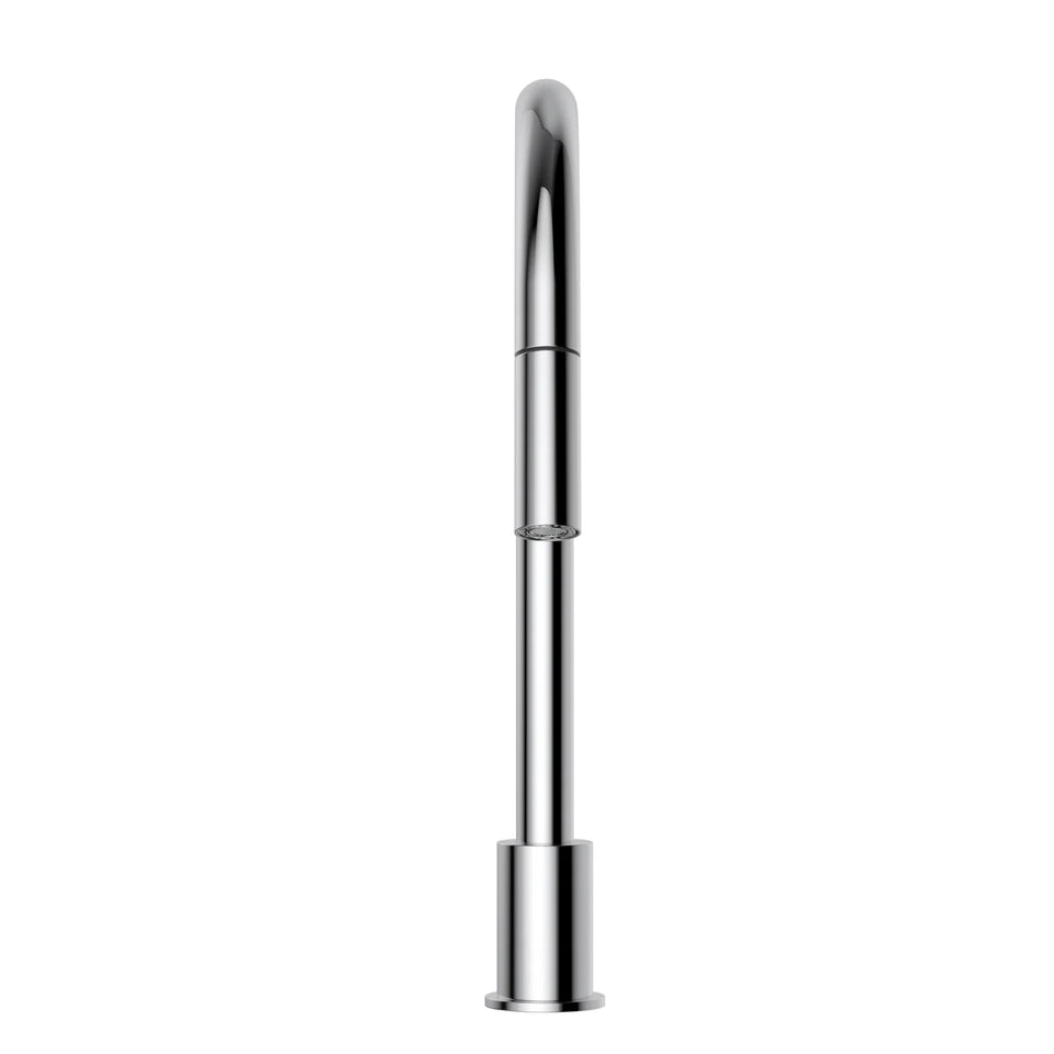 Meir Kitchen Hob Spout with Pull Out Nozzle - Polished Chrome