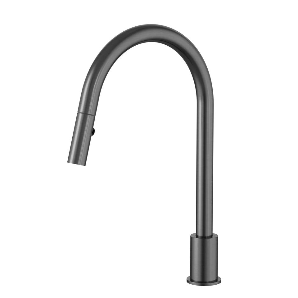Meir Kitchen Hob Spout with Pull Out Nozzle - Shadow