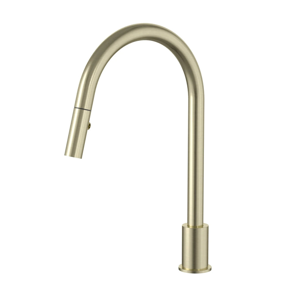 Meir Kitchen Hob Spout with Pull Out Nozzle - Tiger Bronze