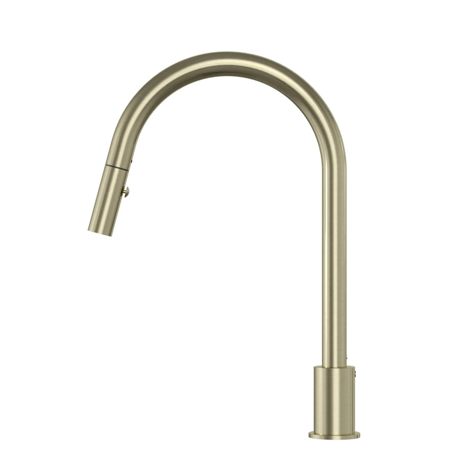 Meir Kitchen Hob Spout with Pull Out Nozzle - Tiger Bronze