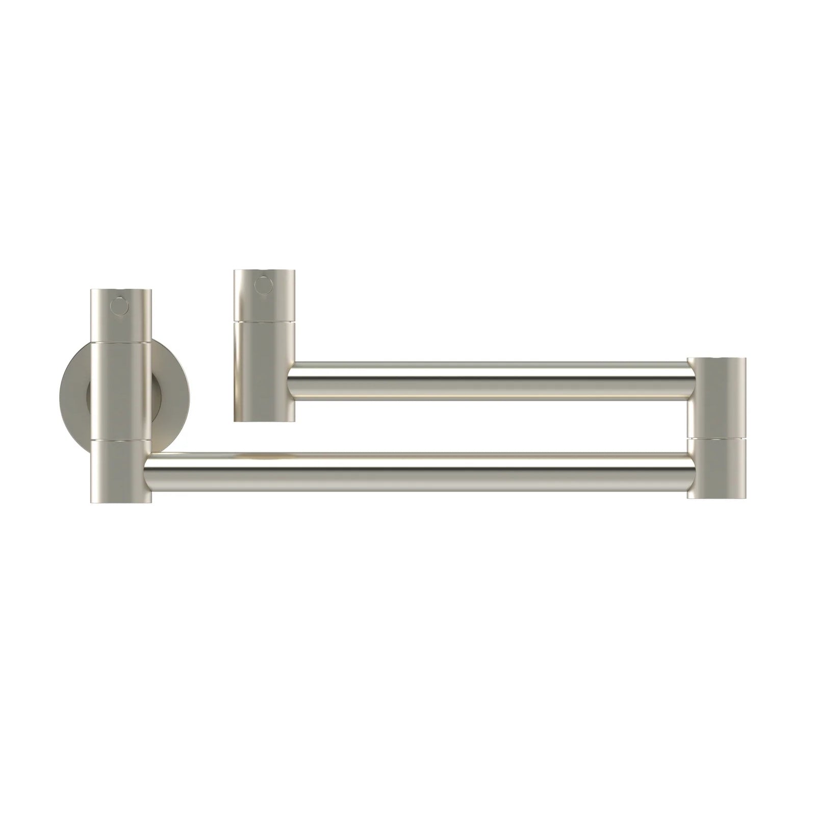 Front Meir Kitchen Pot Filler - Brushed Nickel MK21-PVDBN - The Blue Space