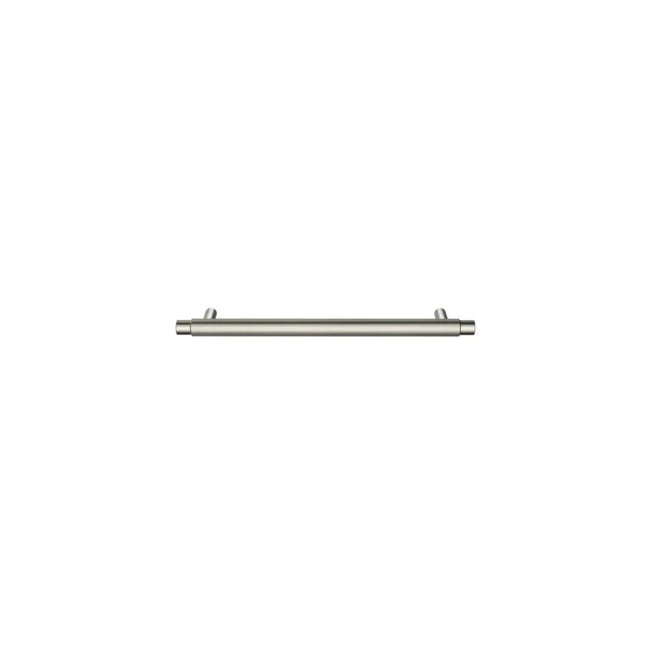 Above Meir Oppen Round Pull 200mm Cabinet Handle Knurled Brushed Nickel MRCH-2P20N-PVDBN - The Blue Space