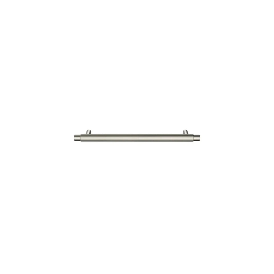 Meir Oppen Round Pull 200mm Cabinet Handle Knurled Brushed Nickel