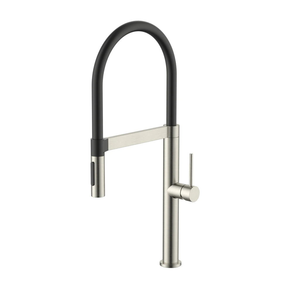 Meir Pull Down Kitchen Mixer with Magnetic Dock - Brushed Nickel