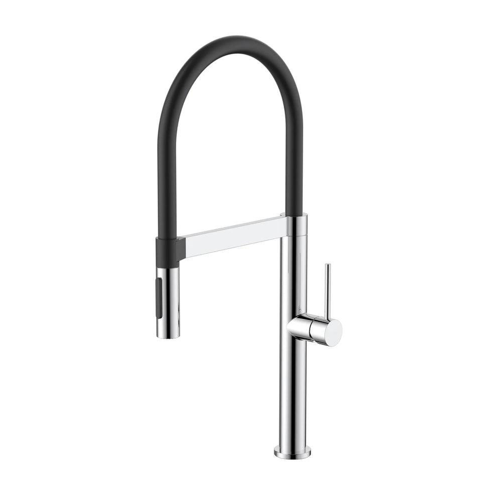 Meir Pull Down Kitchen Mixer with Magnetic Dock - Polished Chrome