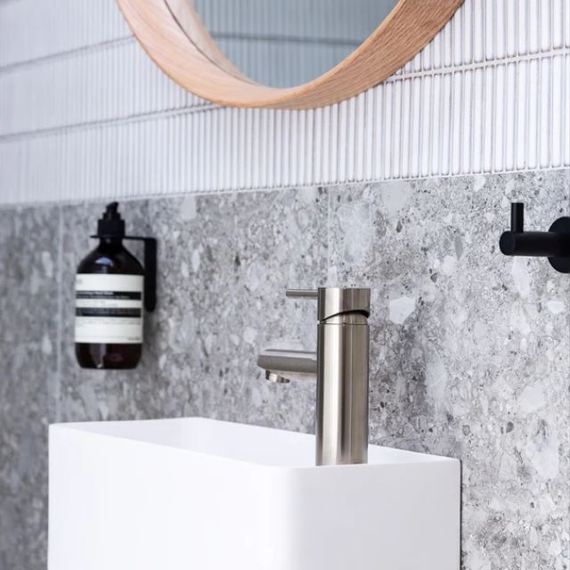 Meir Round Basin Mixer - Brushed Nickel