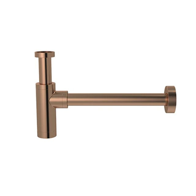 Meir Round Bottle Trap for 32mm Basin Waste Brushed Bronze