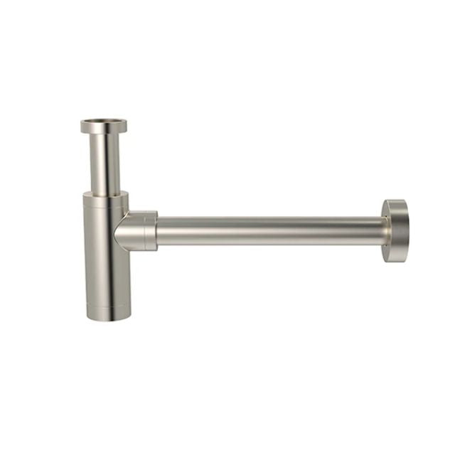 Meir Round Bottle Trap for 32mm Basin Waste Brushed Nickel