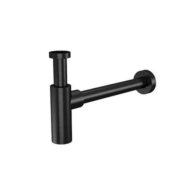 Meir Round Bottle Trap for 32mm Basin Waste Matte Black MP05F-R32 - The Blue Space