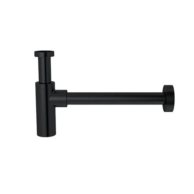 Side Meir Round Bottle Trap for 32mm Basin Waste Matte Black MP05F-R32 - The Blue Space