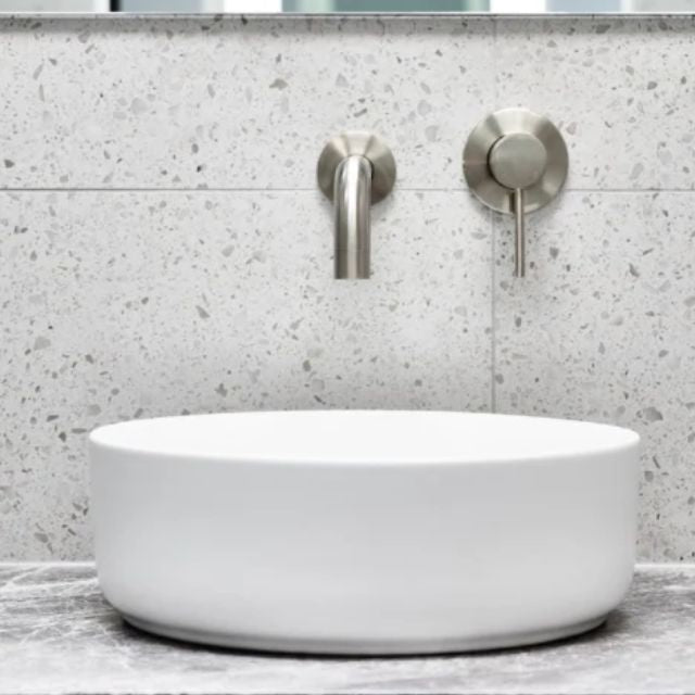 Meir Round Curved Spout 130mm PVD Brushed Nickel