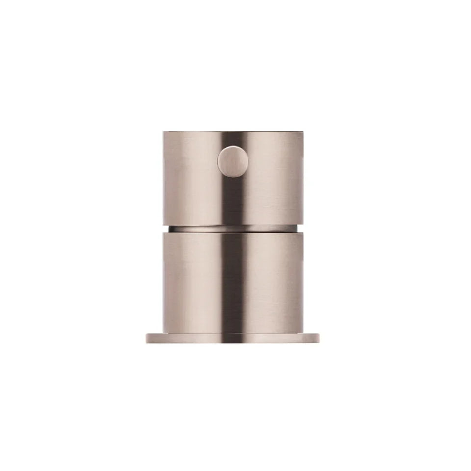 Meir Round Deck Mounted Mixer - Champagne