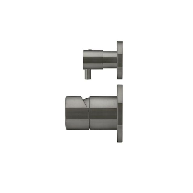 Side Meir Round Diverter Mixer Pinless Handle Shadow Trim Kit MW07TSPN-FIN-PVDGM - The Blue Space