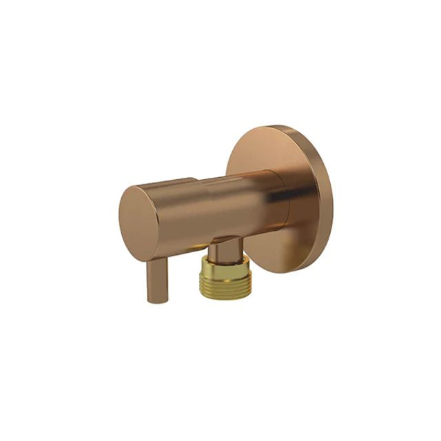 Meir Round Mini Stop Cistern Tap Brushed Bronze
