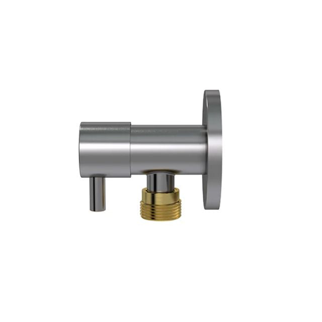 Meir Round Mini Stop Cistern Tap Shadow
