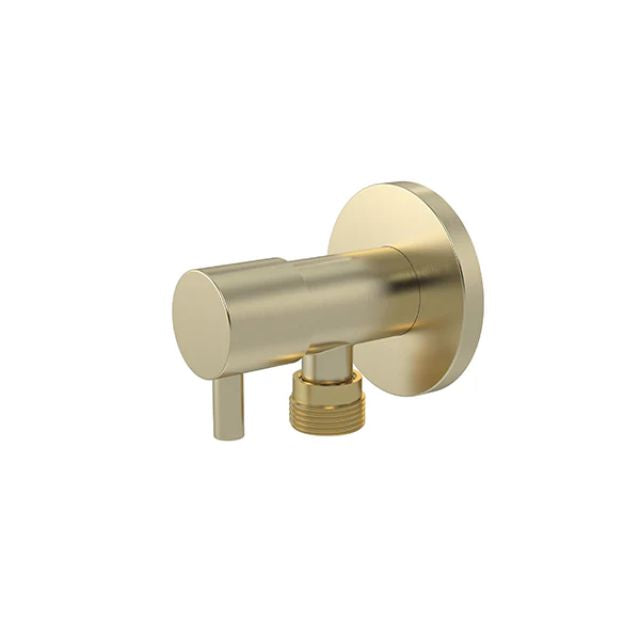 Meir Round Mini Stop Cistern Tap Tiger Bronze