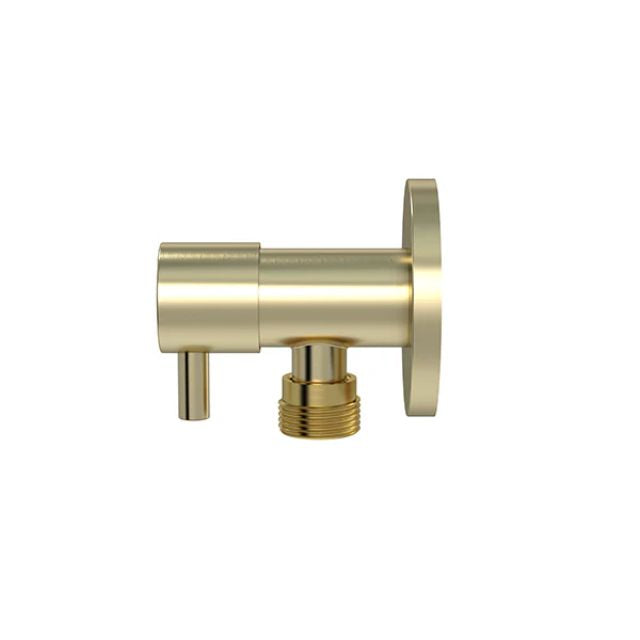 Meir Round Mini Stop Cistern Tap Tiger Bronze