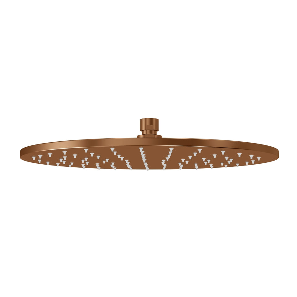 Meir Round Shower Rose 300mm Lustre Bronze