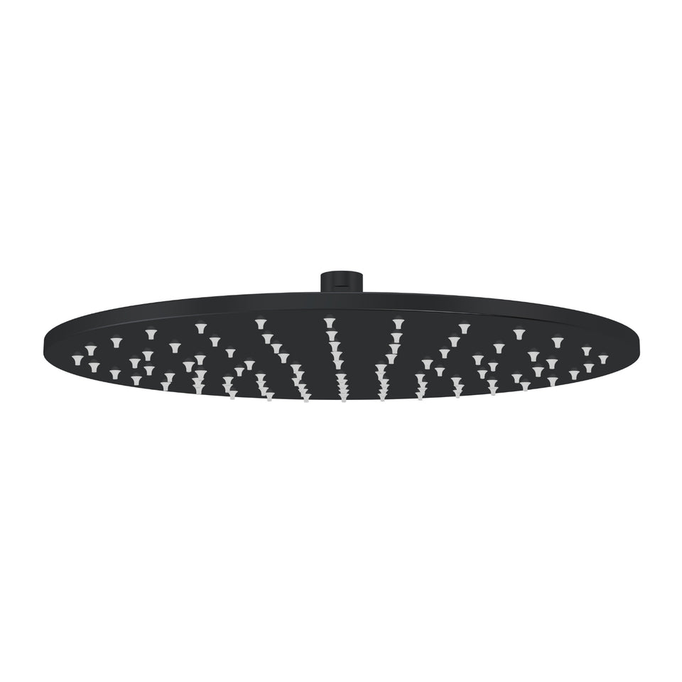Meir Round Shower Rose 300mm Matte Black