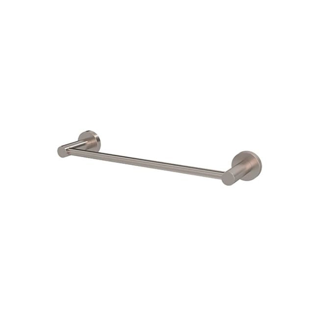 Meir Round Single Towel Rail 300mm Champagne