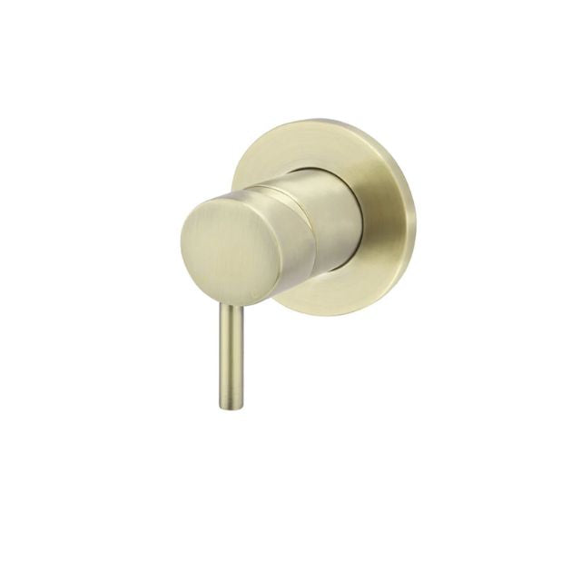 Meir Round Wall Mixer Short Pin Lever Tiger Bronze Full Kit