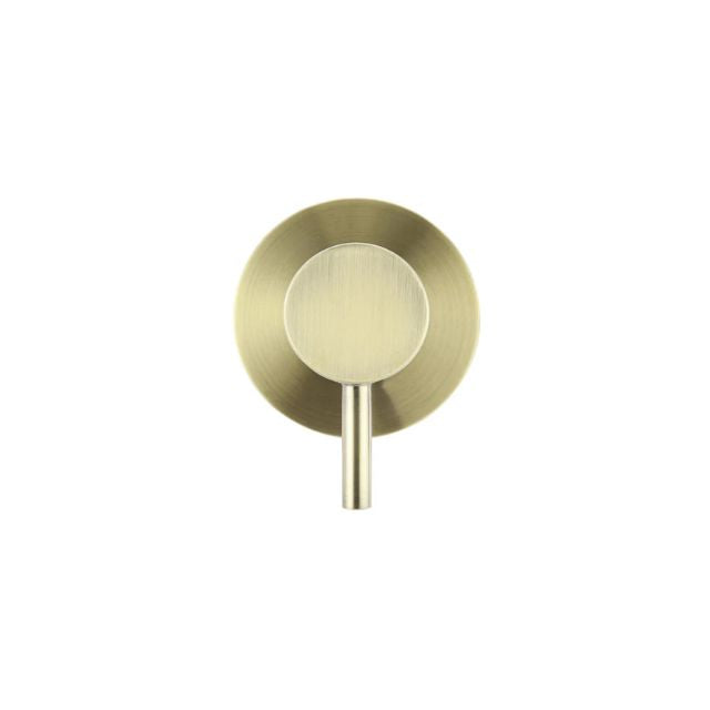 Meir Round Wall Mixer Short Pin Lever Tiger Bronze Full Kit