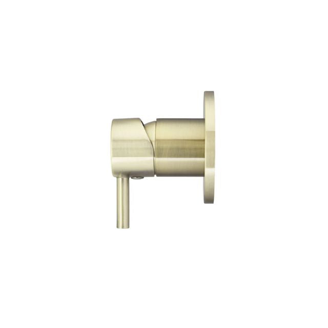 Meir Round Wall Mixer Short Pin Lever Tiger Bronze Full Kit