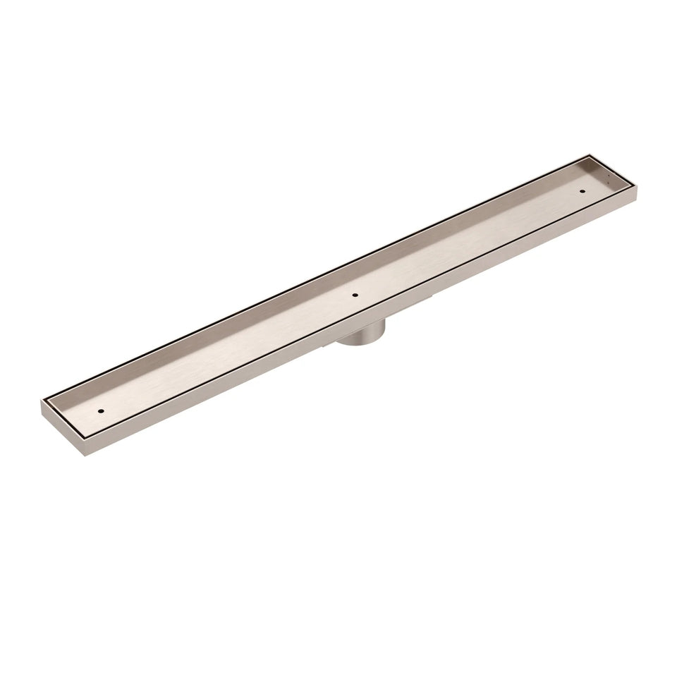 Meir Shower Channel Waste 900mm with Tile Insert - Champagne