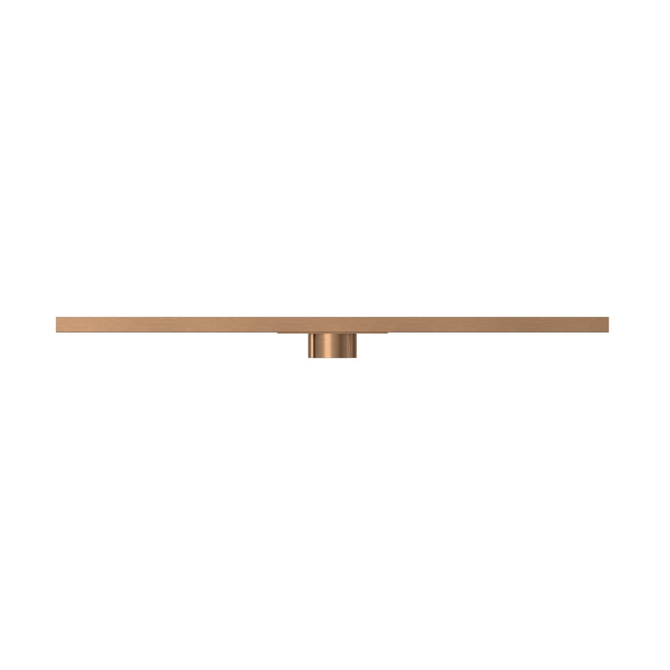Meir Shower Channel Waste 900mm with Tile Insert - Lustre Bronze