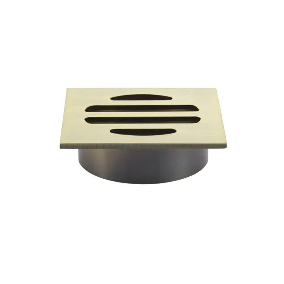 Meir Square Floor Grate Shower Drain 50mm Outlet Tiger Bronze
