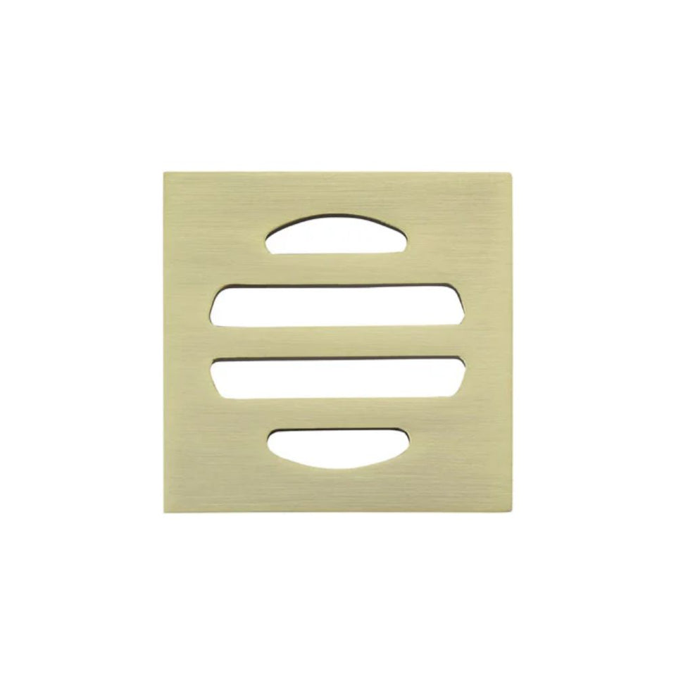 Meir Square Floor Grate Shower Drain 50mm Outlet Tiger Bronze