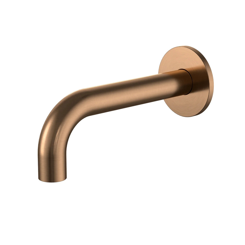 Meir Universal Round Curved Spout 170mm - Lustre Bronze