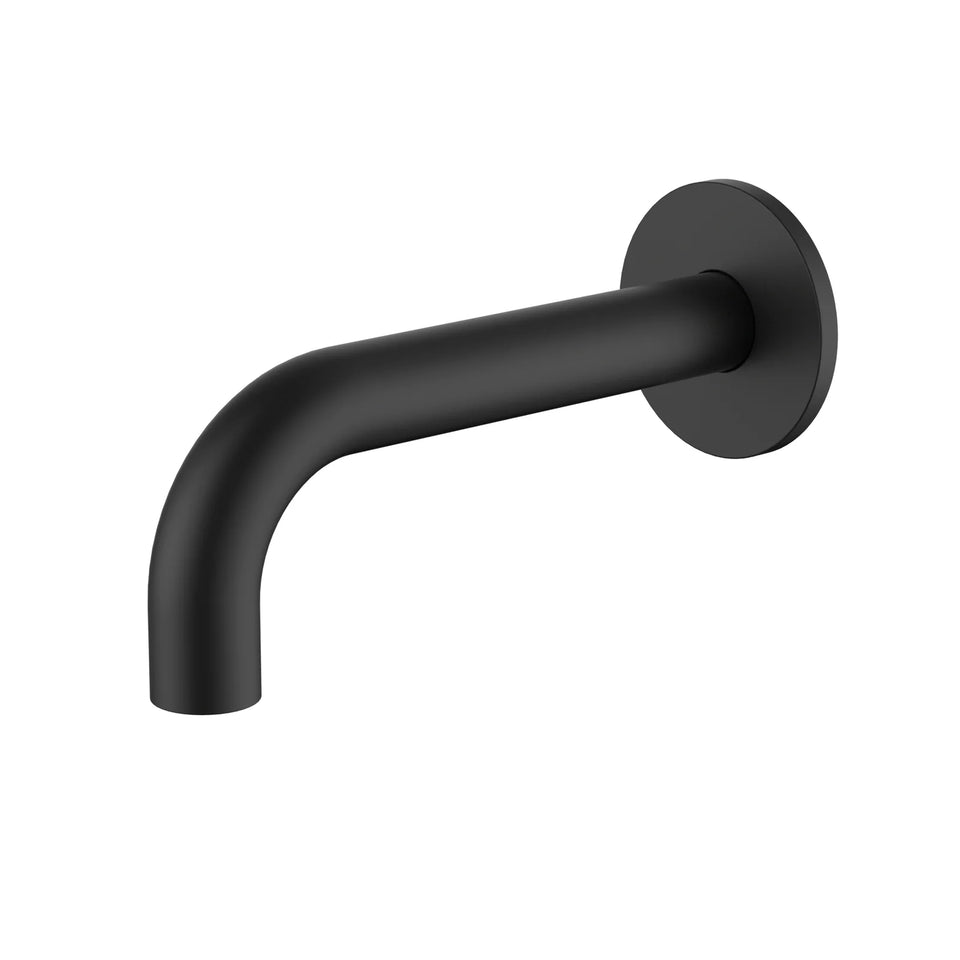 Meir Universal Round Curved Spout 170mm - Matte Black