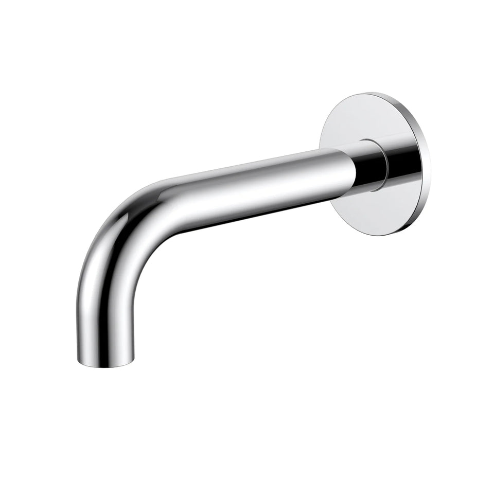 Meir Universal Round Curved Spout 170mm - Polished Chrome