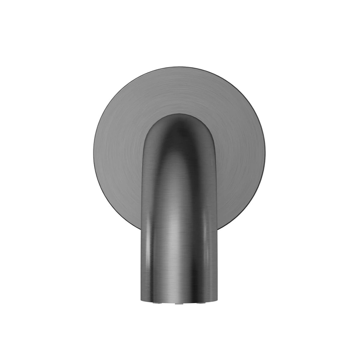 Front Meir Universal Round Curved Spout 170mm - Shadow MS05-170-PVDGM - The Blue Space
