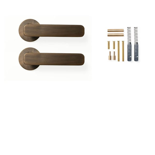 Momo Aspen Dummy Lever Door Handle Set Bronze