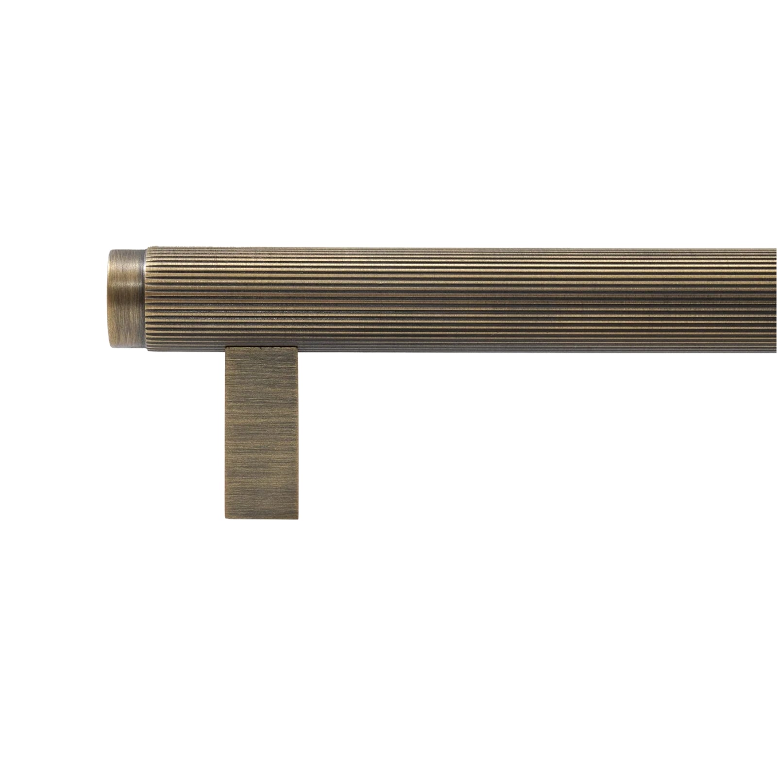 Momo Bellevue Lined Bar Pull Dark Brushed Brass P-BVPLD160.DBB - The Blue Space