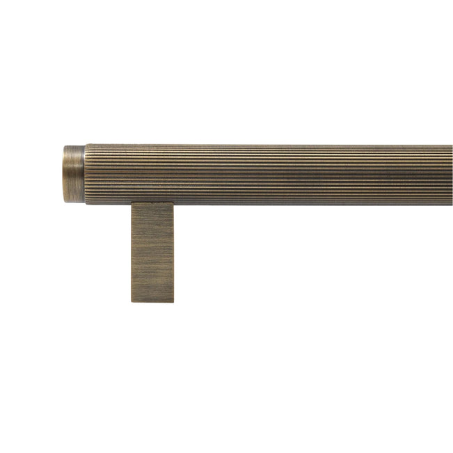 Momo Bellevue Lined Bar Pull Dark Brushed Brass P-BVPLD160.DBB - The Blue Space